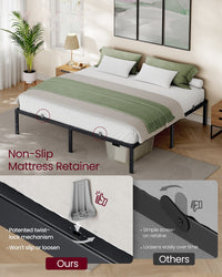 Metal Bed Frame With Under-Bed Storage - product photo 03