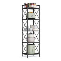 Metal Storage Shelf With X Side Frames - product photo 01