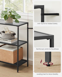 Modern Design Golden Glass Console Sofa Table - product photo 28