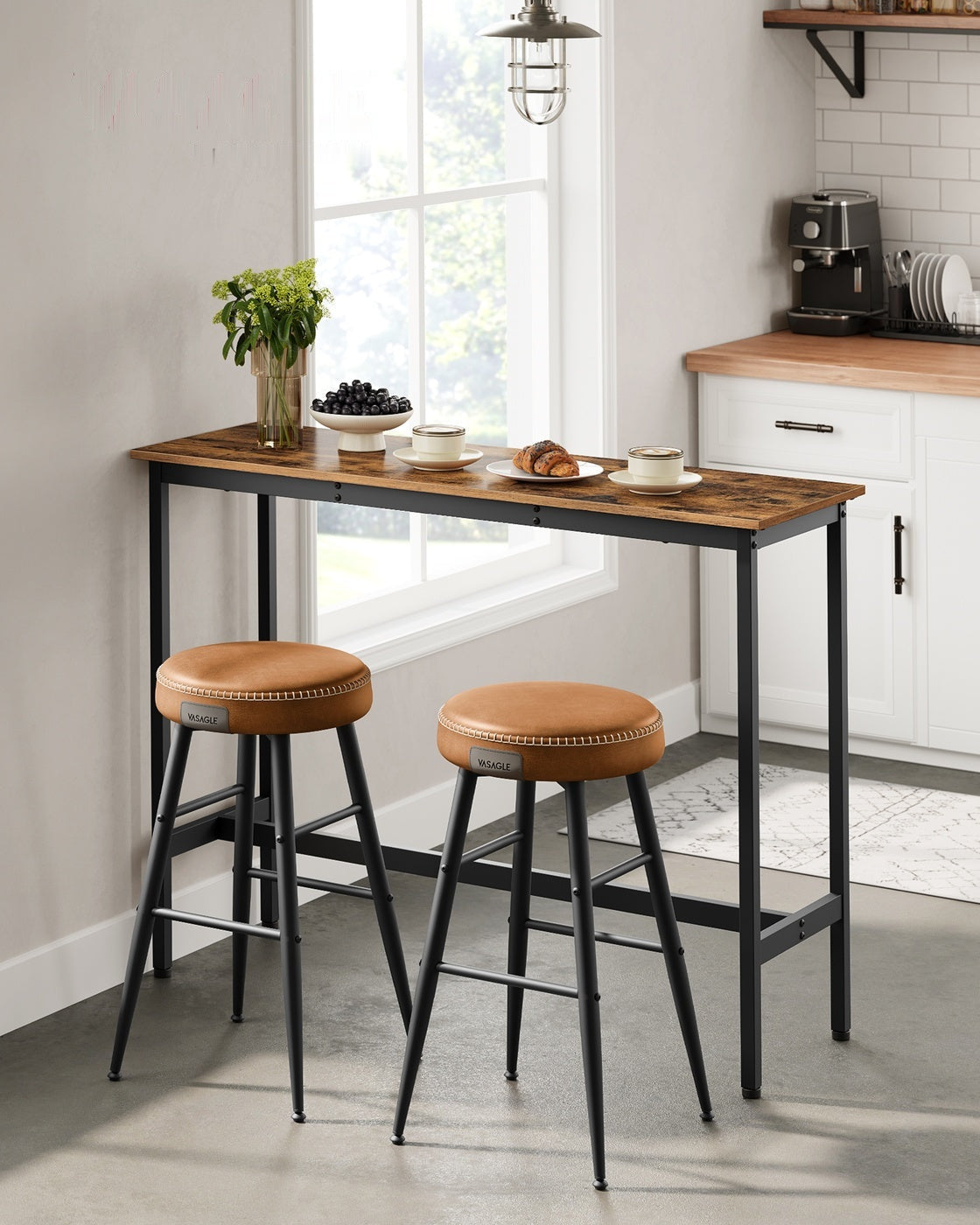 Narrow Bar Table With Metal Frame - product photo 09