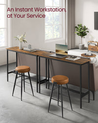 Narrow Bar Table With Metal Frame - product photo 10