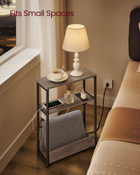 Narrow Side Table With Charging Station - product photo 29