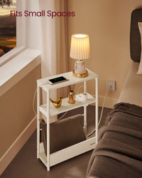 Narrow Side Table With Charging Station - product photo 37