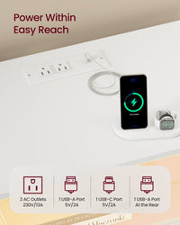 Nightstand With Charging Station, LED Lights - product photo 27