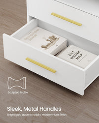 Nightstand With Charging Station, LED Lights - product photo 32