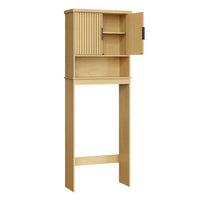 Over The Toilet Storage Cabinet, 23.6-Inch Wide Mid Century Modern - product photo 07