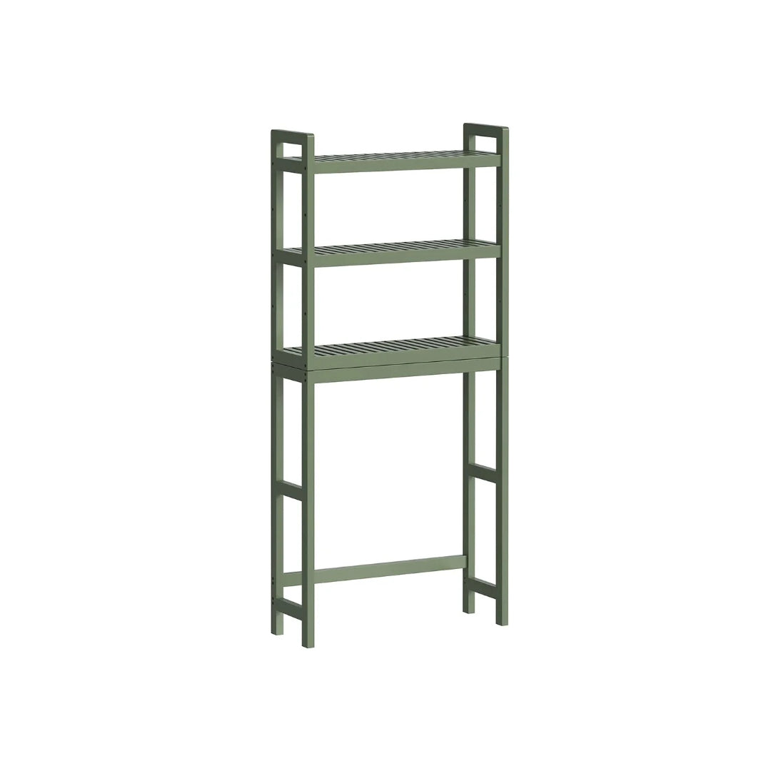 Over Toilet Bathroom Organizer 3-Tier Bamboo Shelf 66.9in High – product view 4 | Amaraloft