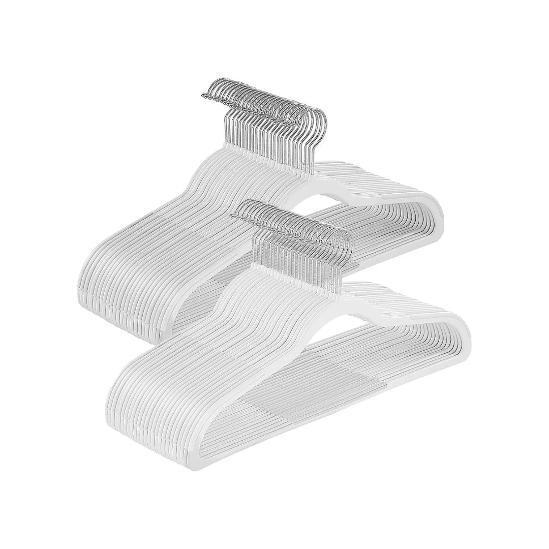 Plastic Coat Hangers Pack Of 50 – product view 4 | Amaraloft