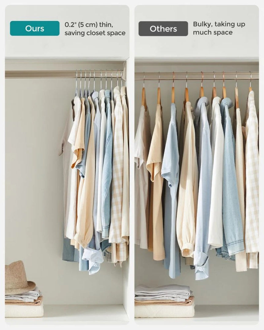 Plastic Coat Hangers Pack Of 50 – product view 7 | Amaraloft