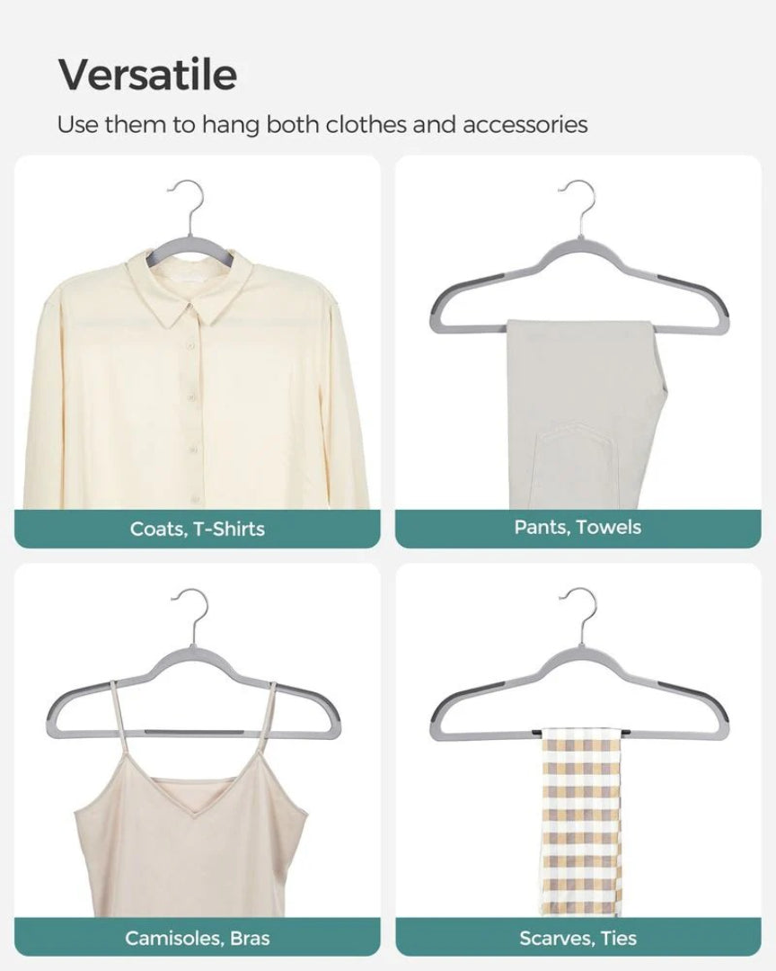 Plastic Coat Hangers Pack Of 50 – product view 12 | Amaraloft