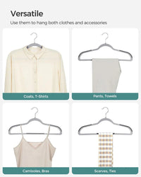 Plastic Coat Hangers Pack Of 50 – product view 12 | Amaraloft