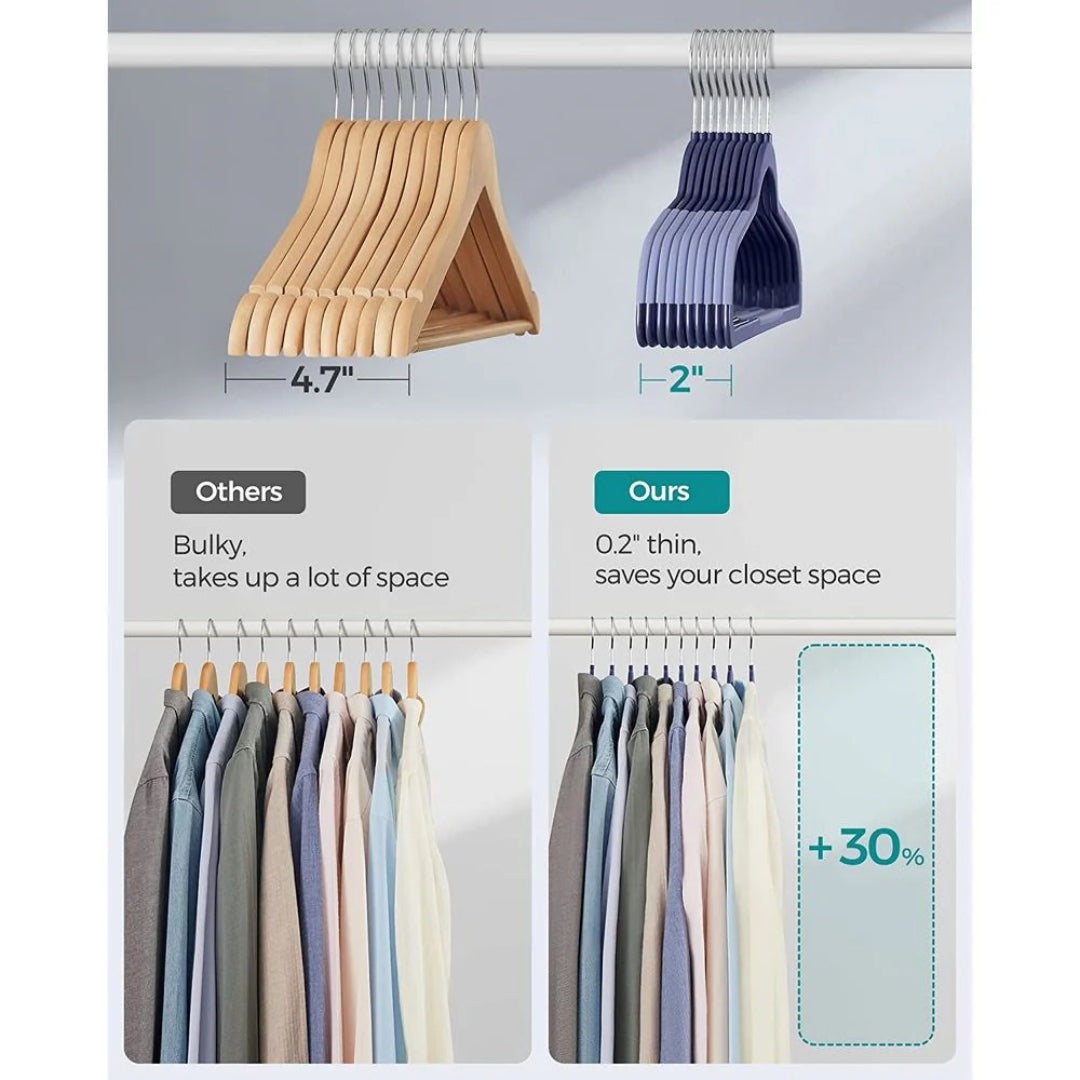 Plastic Coat Hangers Pack Of 50 – product view 16 | Amaraloft