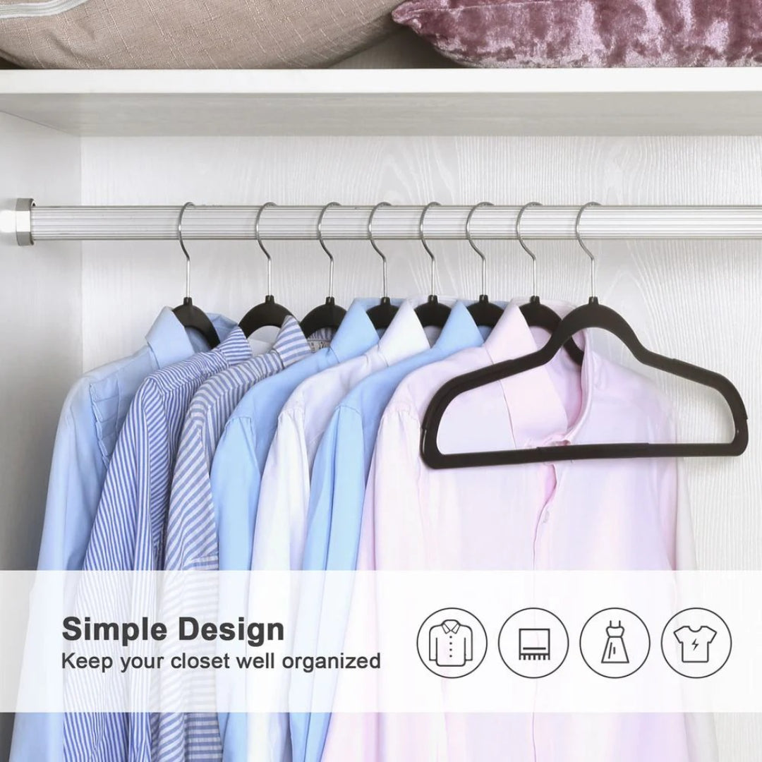 Plastic Coat Hangers Pack Of 50 – product view 24 | Amaraloft