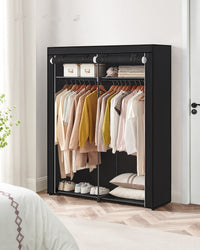 Portable Closet Wardrobe 55.1 X 16.9 X 68.5 Inches - product photo 03