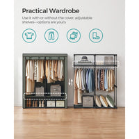 Portable Closet Wardrobe 55.1 X 16.9 X 68.5 Inches - product photo 19