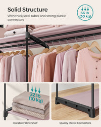 Portable Closet Wardrobe 55.1 X 16.9 X 68.5 Inches - product photo 38