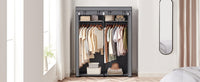 Portable Closet Wardrobe With Hanging Rails, 55.1 x 16.9 x 68.5 Inch - product photo 56