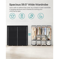 Portable Closet With 3 Shelves - product photo 33