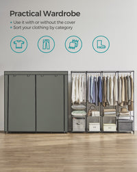 Portable Closet With 3 Shelves - product photo 42