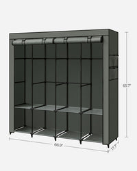 Portable Closet With 3 Shelves - product photo 46