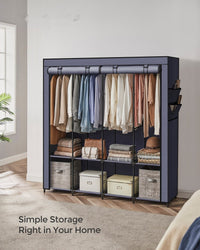 Portable Closet With 3 Shelves - product photo 49
