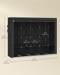 Portable Closet With 3 Shelves - product photo 61