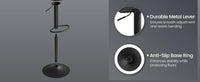 PU Leather Swivel Bar Stools With Back And Footrest - product photo 10