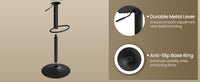 PU Leather Swivel Bar Stools With Back, Footrest And Adjustable Height - product photo 29