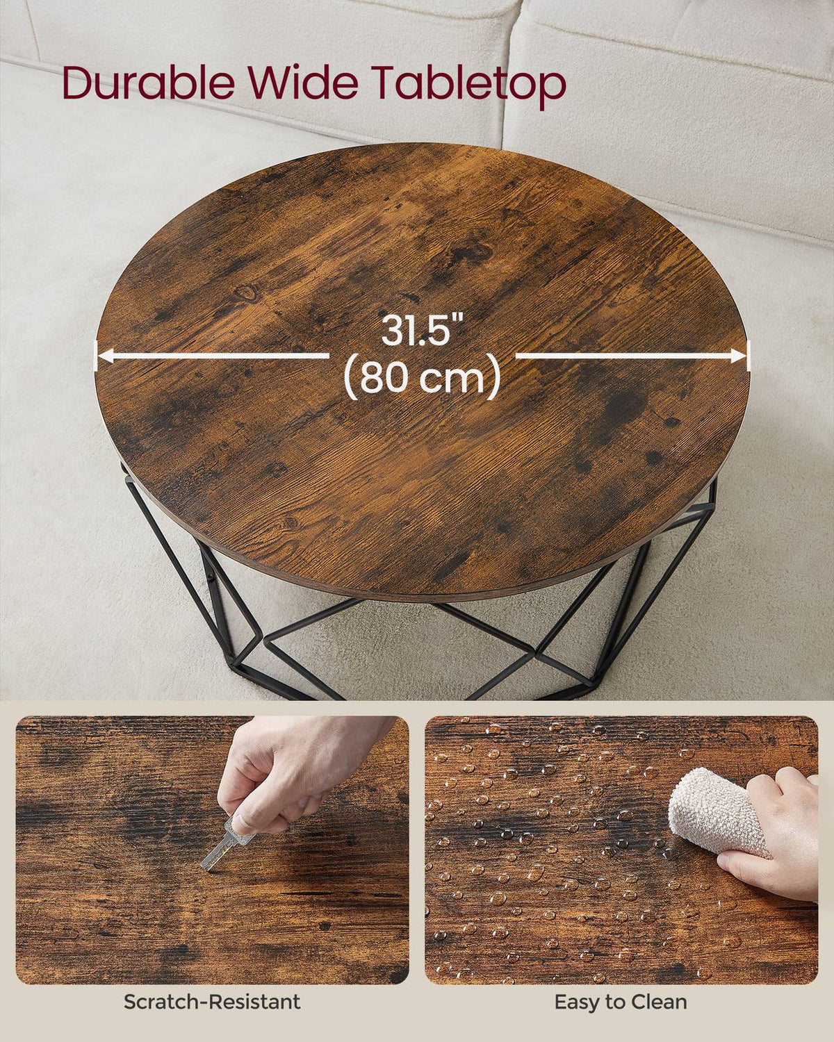 Round Coffee Table - product photo 06