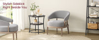 Round End Table With 2 Shelves, 3 Tier Side Table For Living Room - product photo 61