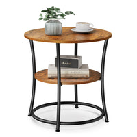 Round End Table With 2 Shelves - product photo 07