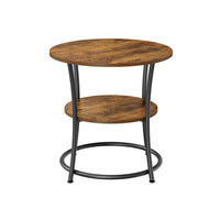 Round End Table With 2 Shelves - product photo 08