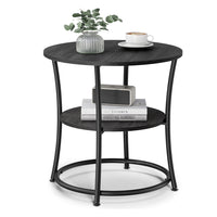 Round End Table With 2 Shelves - product photo 20