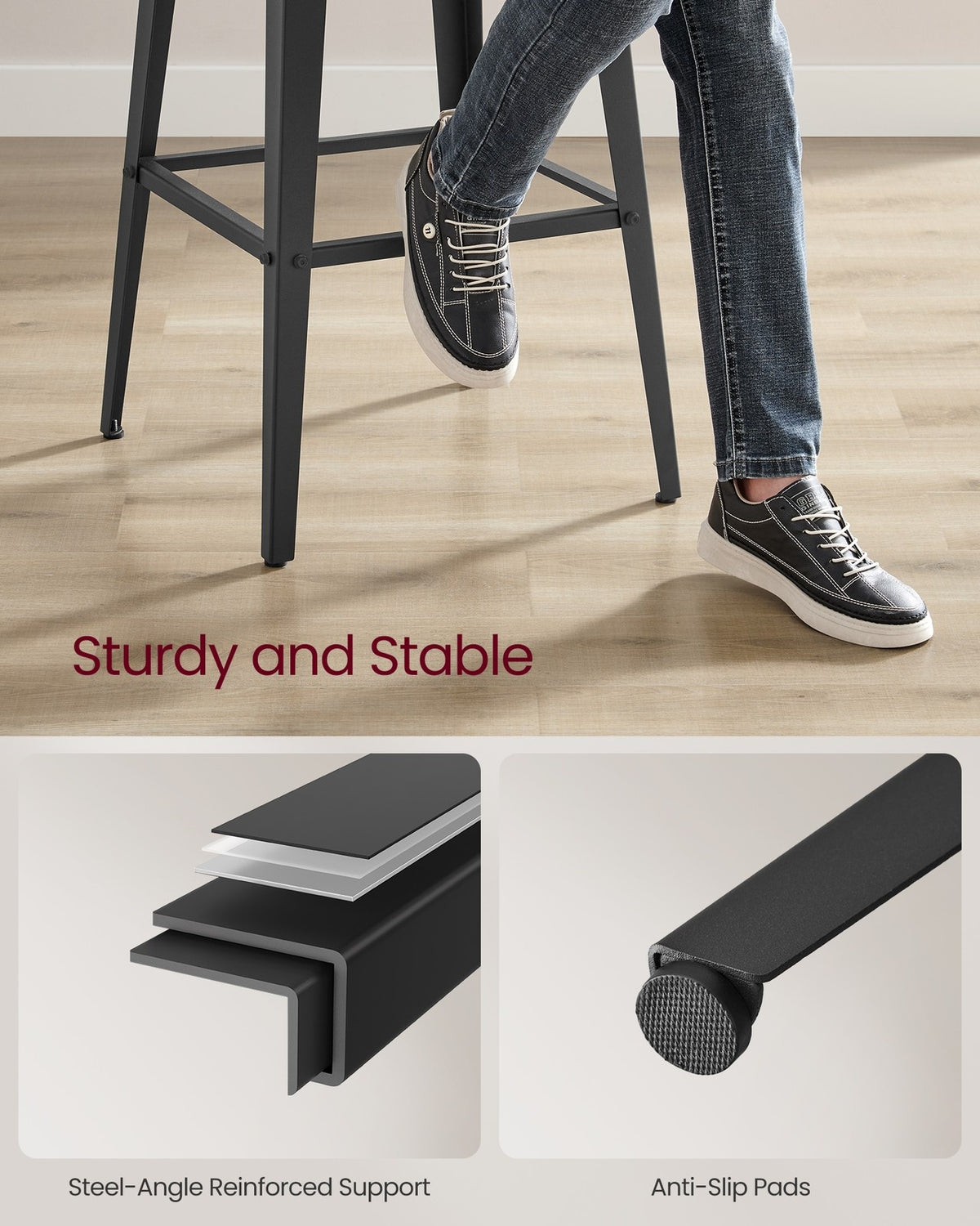 Set Of 2 Bar Stools - product photo 09