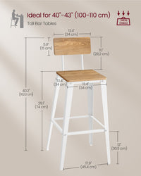 Set Of 2 Bar Stools - product photo 21