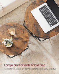 Set Of 2 Small Coffee Table - product photo 06