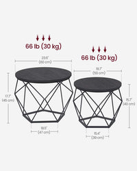 Set Of 2 Small Coffee Table - product photo 15