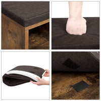 Shoe Storage Bench With Cushion – product view 22 | Amaraloft