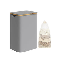 Slim Laundry Hamper With Lid 34.3 Gallon 2 Section Sorter – product view 6 | Amaraloft