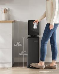 Slim Stainless Steel Trash Bin - product photo 20