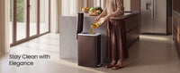 Slim Stainless Steel Trash Can With Lid And Removable Inner Bucket - product photo 39
