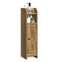 Small Bathroom Storage Corner Floor Cabinet With Door - product photo 09