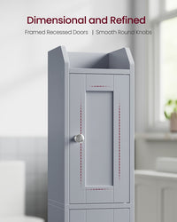 Small Bathroom Storage Corner Floor Cabinet With Door - product photo 23