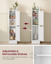 Small Bathroom Storage Corner Floor Cabinet With Door - product photo 27