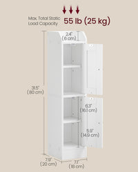 Small Bathroom Storage Corner Floor Cabinet With Door - product photo 28