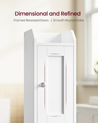 Small Bathroom Storage Corner Floor Cabinet With Door - product photo 29
