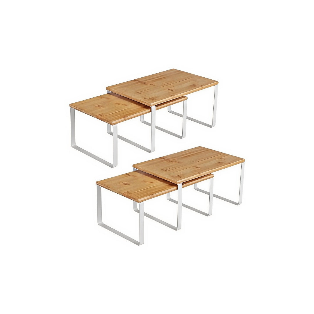 Stackable Kitchen Counter Shelves Set of 4 – product view 1 | Amaraloft