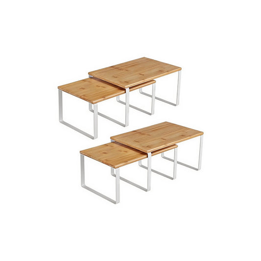 Stackable Kitchen Counter Shelves Set of 4 – product view 1 | Amaraloft