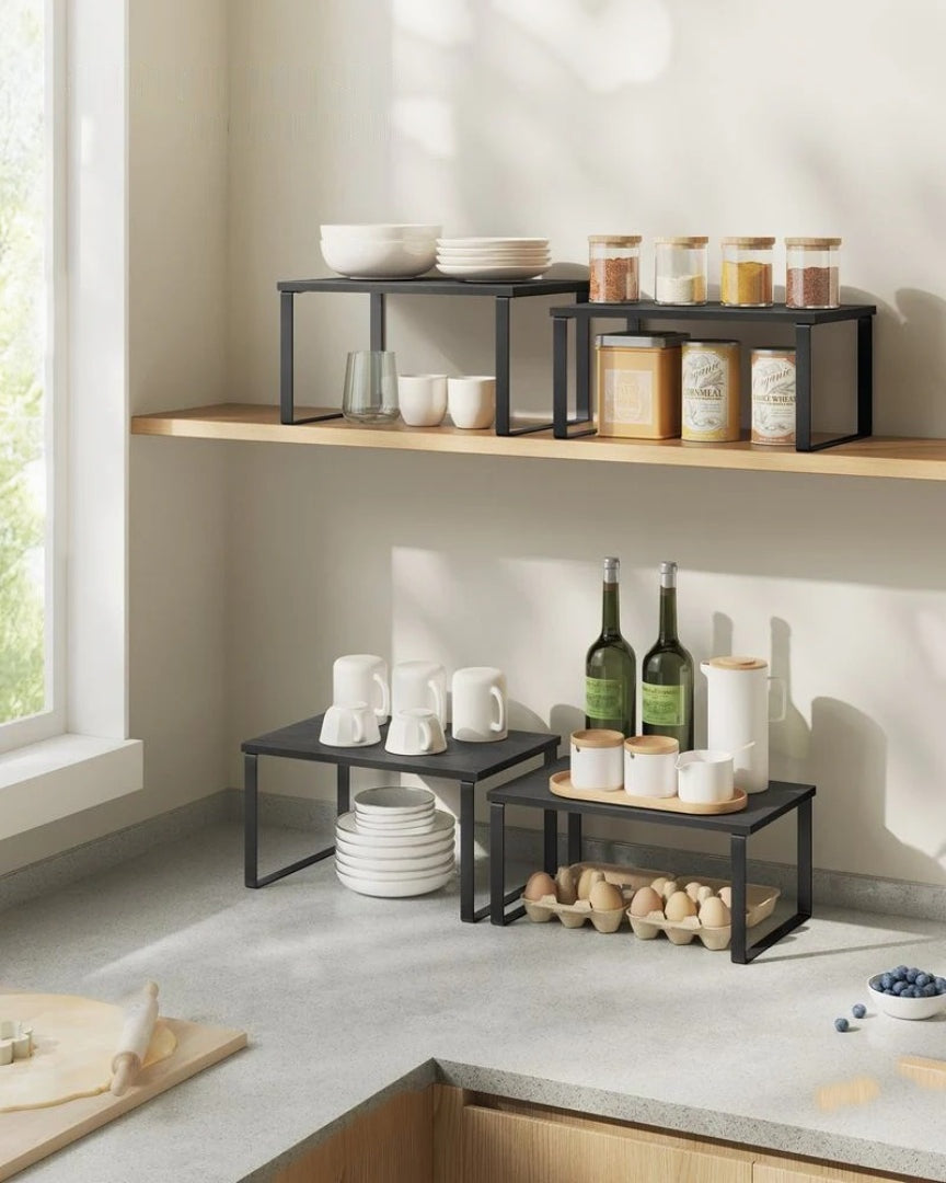 Stackable Kitchen Counter Shelves Set of 4 – product view 7 | Amaraloft