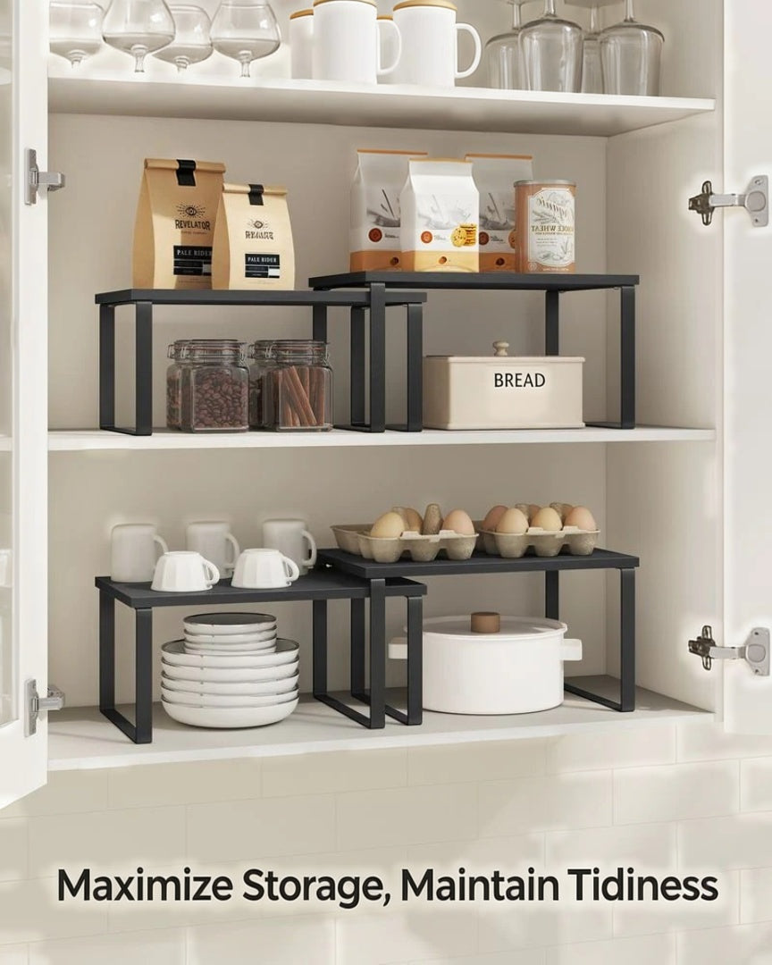 Stackable Kitchen Counter Shelves Set of 4 – product view 8 | Amaraloft